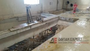 Taiere grinda din beton cu fir diamantat umed